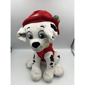 Paw Patrol Marshall Large Plush Sitting Fire Hat Nickelodeon Stuffed Animal 15"